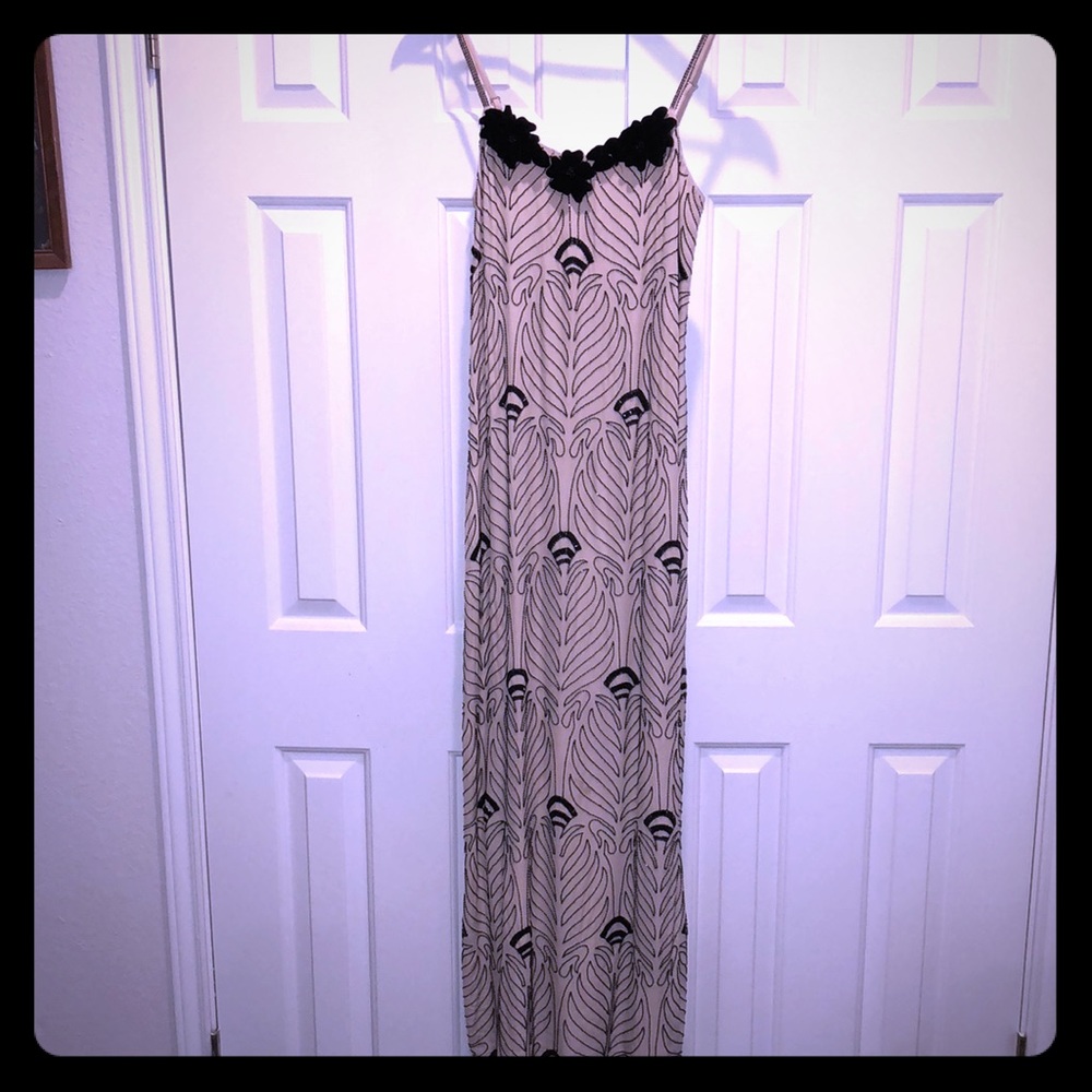 Haute Hippie beaded gown size 2